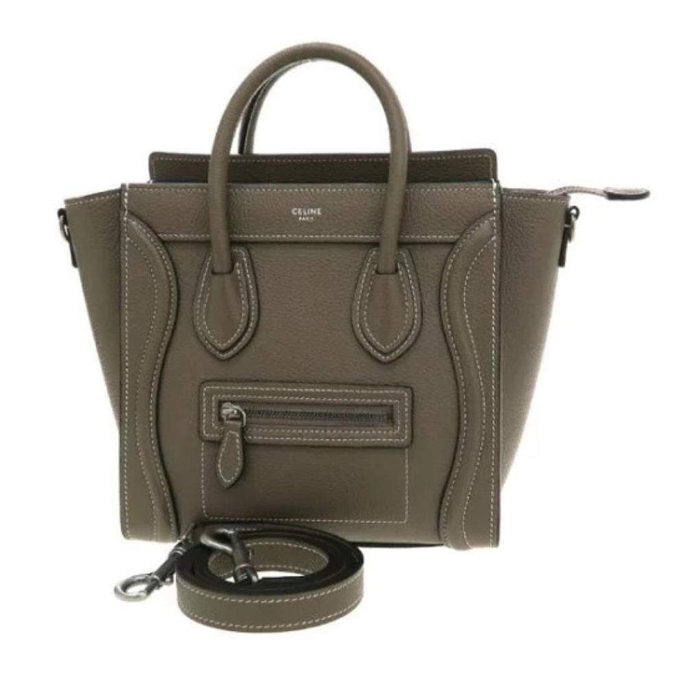 Celine Luggage Drummed Calfskin